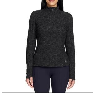 Spyder Ladies' Fleece Printed Half Zip Black/gray Women's